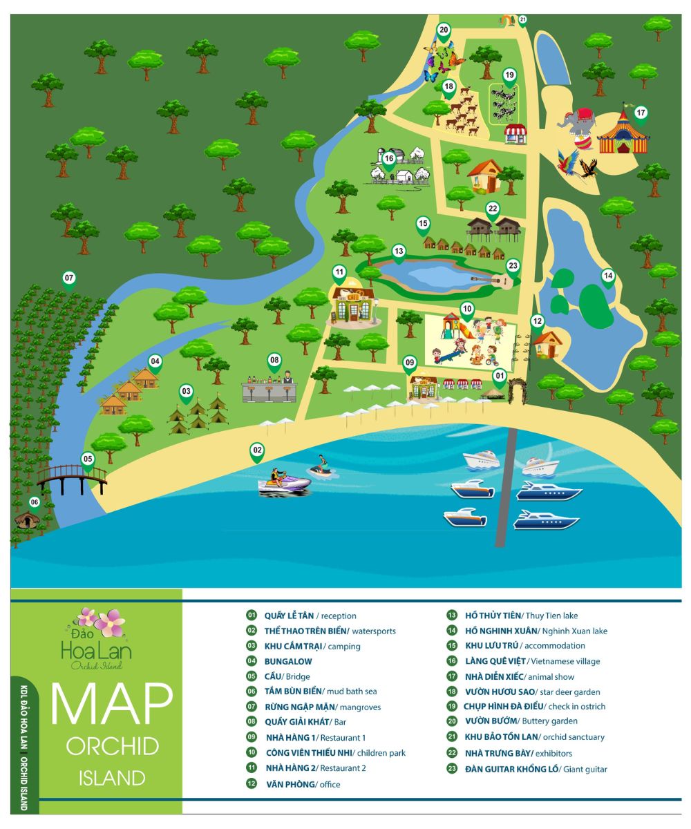 Bản đồ suối hoa lan