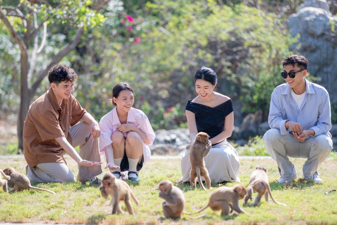 đảo khỉ suối hoa lan