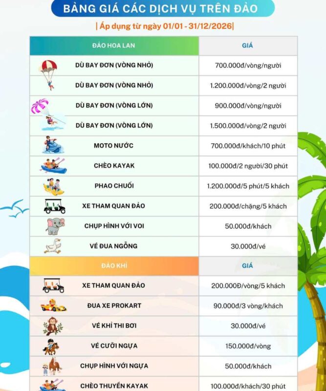 dịch vụ đảo khỉ suối hoa lan